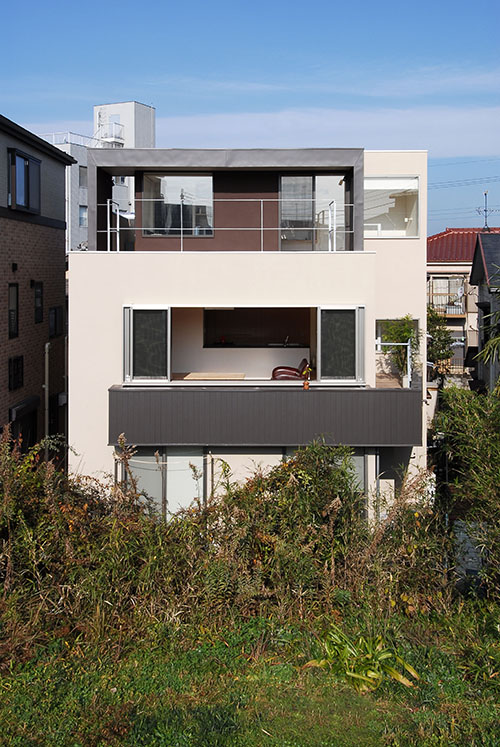 建築家と建てる川崎市3階建て狭小住宅