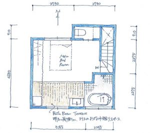 大田区の建築家・設計事務所と建てる狭小3階建て住宅間取り図