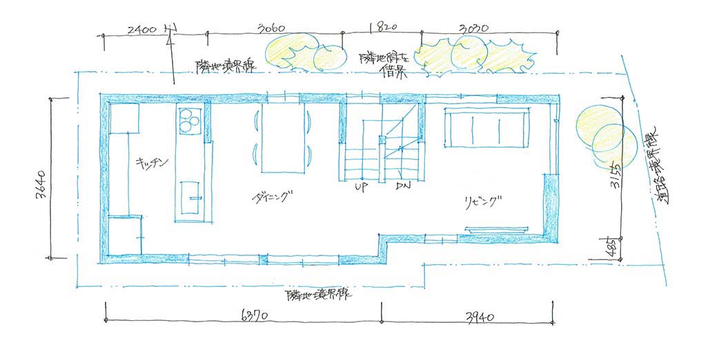 東京世田谷のデザイン3階建て狭小住宅