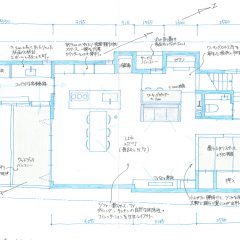 東京都大田区の2階リビングデザイン注文住宅間取り図
